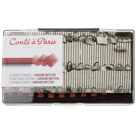 Conté à Paris Sketching Carre - Juego de 12 lápices de colores