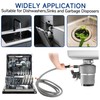 10 Ft Dishwasher Drain Hose Extension Corrugated and Flexible Dishwasher