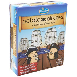 ThinkFun "Potato Pirates" Potato Pirates Battle Game 1930, Japanese Instruction Manual Included, 7 Years and Up, ThinkFun