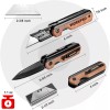 WORKPRO 2-in-1 Folding Knife Utility Knife Quick-Change Box Cutter w/
