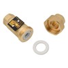 HYDRO MASTER Brass Dual Check Valve, 1/2" FNPT, Solid Brass,