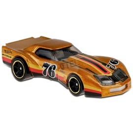 Hot Wheels 2020 Hw Race Day '76 Greenwood Corvette, 34/250 Gold