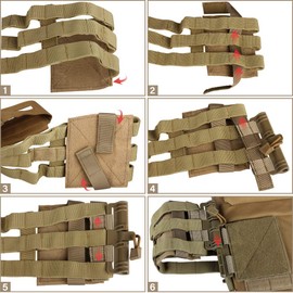 LIVANS Quick Release Buckle Set, Molle Side Belt Cummerbund Fast Fit Buckle Set Single Point Quick Release Assembly