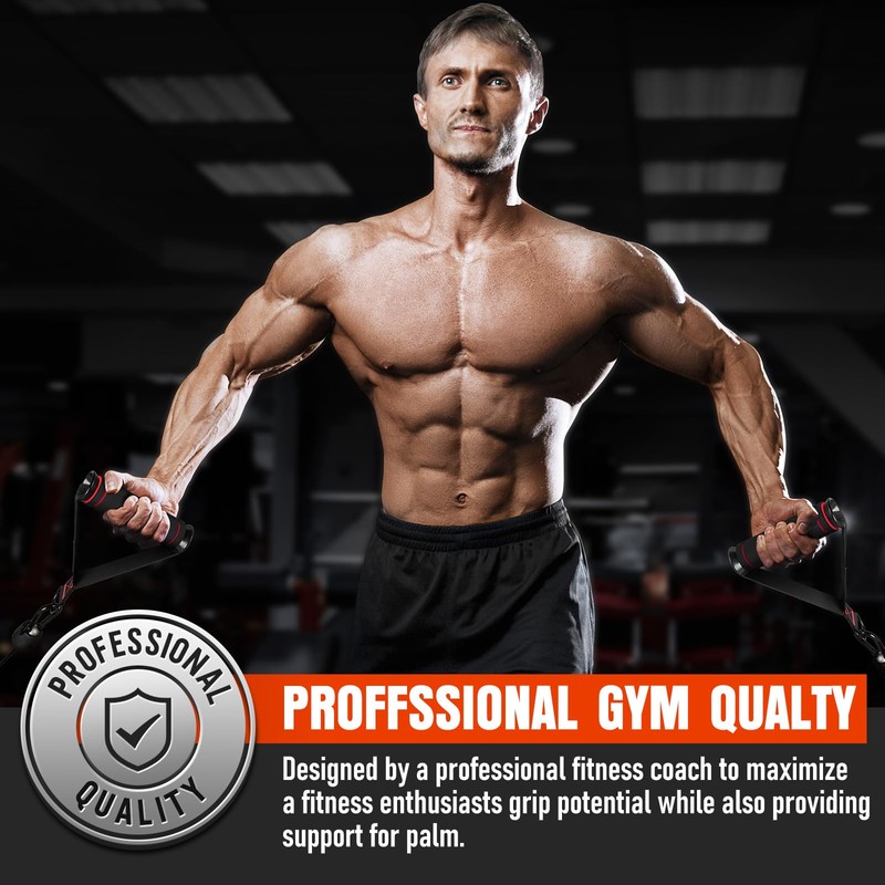 Heavy Duty Exercise Handles, Gym Cable Handles for Cable Machine