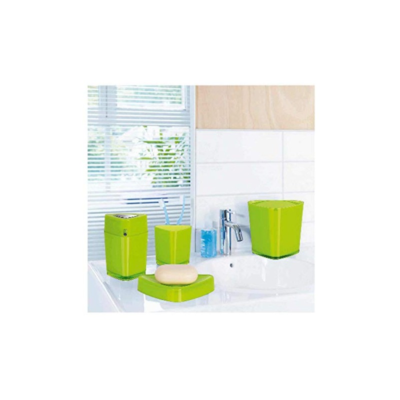 Spirella Trix Acrylic Bin, Kiwi