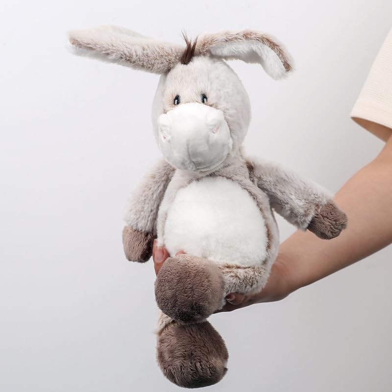 Cuddly Toy Donkey, Donkey Doll, Standing Cuddly Toy Donkey, Lifelike