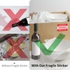 L LIKED 2"x 3" Fragile Stickers for Shipping and Moving,