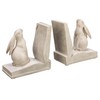 Bunny Rabbit Bookends, Set of 2, White Finish