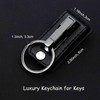 Liangery Keychain, Car Belt Keychain, Carabiner, Men's Belt Loop, Leather,