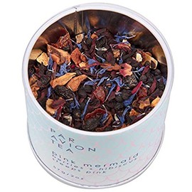 Par Avion Tea Pink Mermaid 2 Ounce - Berries and Hibiscus Loose Tea - Tea Steeps to Hot Pink