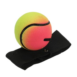 PATIKIL 1.9 Inch Sports Wrist Ball, Tennis Rubber Rebound Wristband Wrist Return Ball Sport on a String for Exercise Play, Mixed Colors