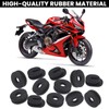 12Pcs Motorcycle Rubber Side Cover Grommet Single Side Panel Fairing