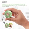 Eleet Handpainted Designer Ceramic Knobs - Pack of 12 Green