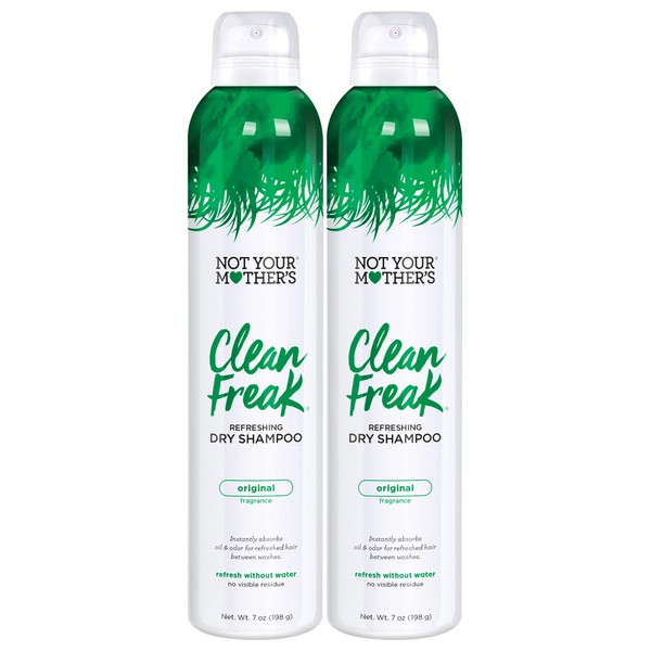 Not Your Mother's Clean Freak Refreshing Dry Shampoo 7 ounce, 2 count, for all hair types