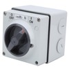 Outdoor Waterproof Switch Socket Isolation Dustproof Rotary OnOff Buttons Indicators