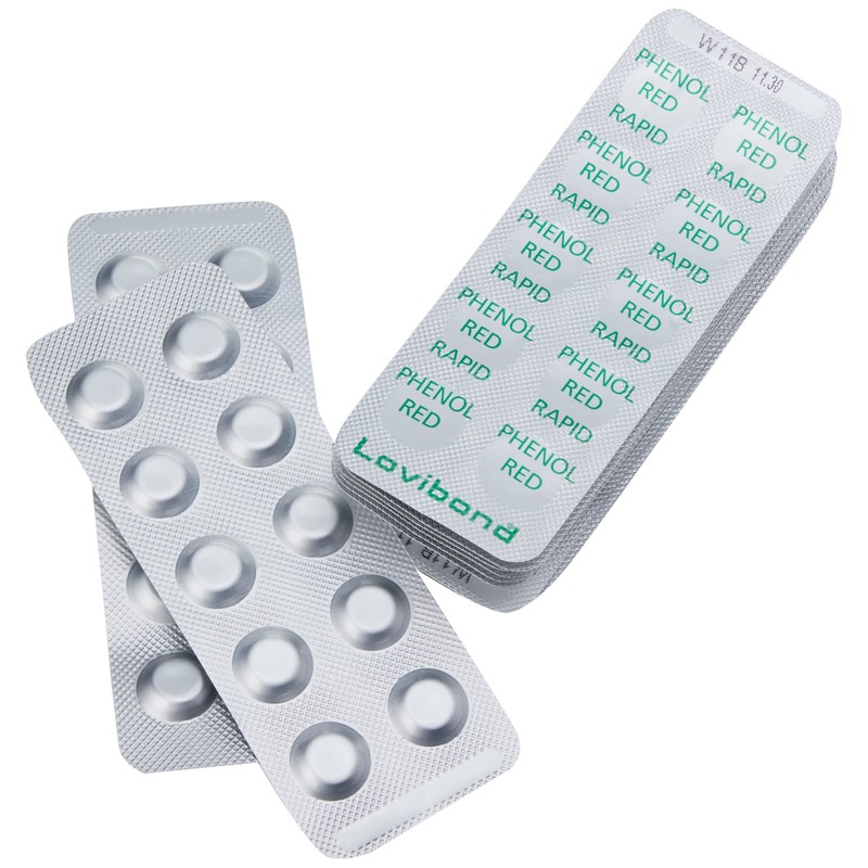 Phenol Red Rapid Testing Tablets