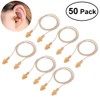 WINOMO Ear Plugs 50 Pairs Corded Soft Silicone Reusable for