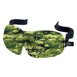 Bucky 40 Blinks No Pressure Eye Mask for Travel & Sleep, Camo, One Size