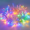 JMEXSUSS Clear Wire String Lights 100LED RGB