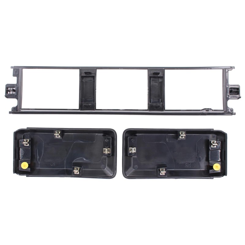 MOTOKU Black Front Bumper Cover Lower Grille Panel Trim for