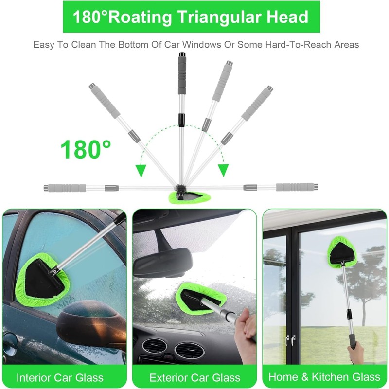 XINDELL 24-inch Windshield Cleaner Tool – Upgrade Large Head Car