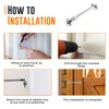 onesto Pack 2 Chrome Cabin Hook | 100mm Cabin Door