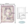 BetterJonny Sticker, Transparent, Large Size, 6-Hole Storage Binder, Star Pattern
