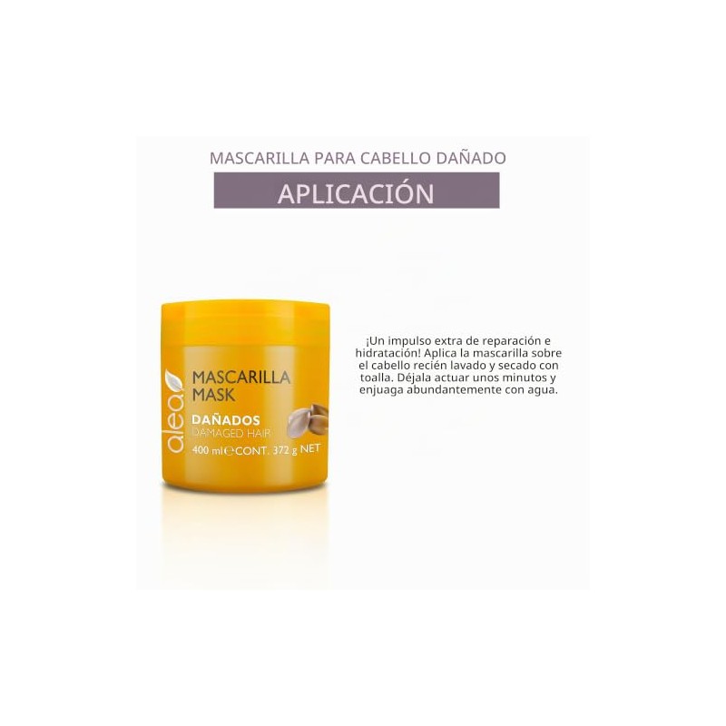 Alea Hair Mask for Damaged Hair with Argan Oil 13.5oz400ml