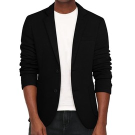 PJ PAUL JONES Mens Sport Coats and Blazers Summer Lightweight Blazer Jacket for Men Date Night Black M