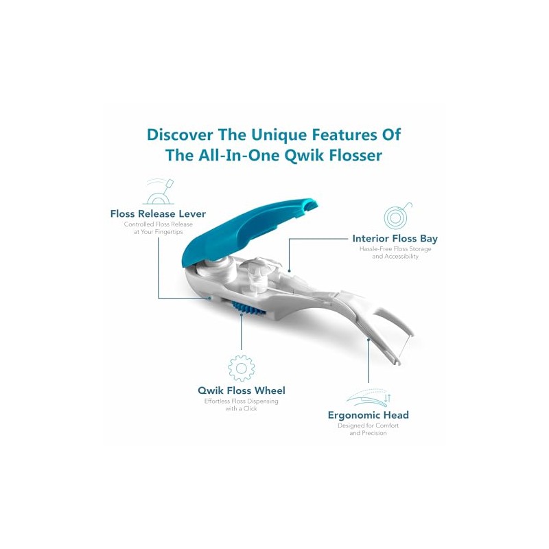 Flosser dental automático de QWIK | Haga clic en el