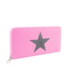 Gloop Wallet Purse with Star Pattern, light pink, Classic