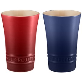 Le Creuset Slim Tumbler Set of 2 Cerise&Cobalt-Bridal Box
