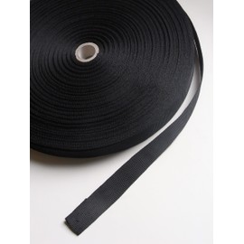 Polypropylene Webbing Strap 12 Metres Width 25 mm Black
