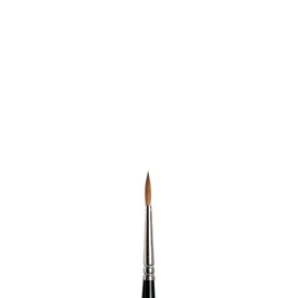 Winsor & Newton Winsor & Newton Series 7 Kolinsky Sable Brush, Round SH #2, Brown
