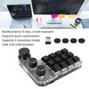Programmable Keyboard with RGB 3 Knob 12 Keys 2.4G USB