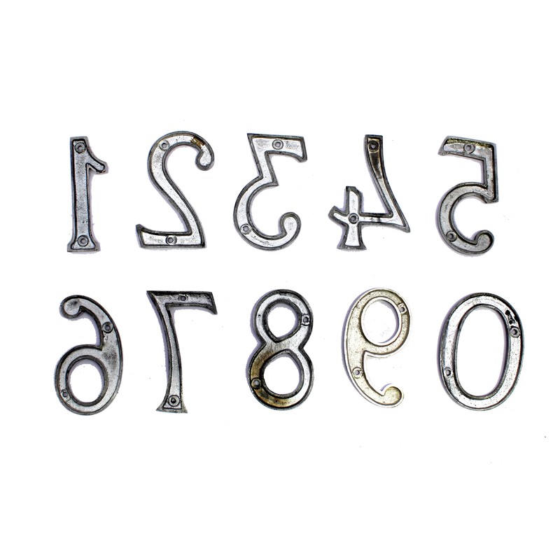 ESPLANADE 4" Brass House Number Plaque