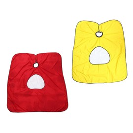 minkissy Hair Cutting Cape Cloak 2pcs Waterproof Barber Cape Viewing Window Machine Washable Breathable for Hair Styling Spa Home