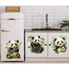 WAFT YEARN Super Cute Panda Toilet Seat Lid Cover Decals