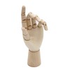 Paintersisters Link Hand, 18 cm Left, Wooden Hand Movable, Model