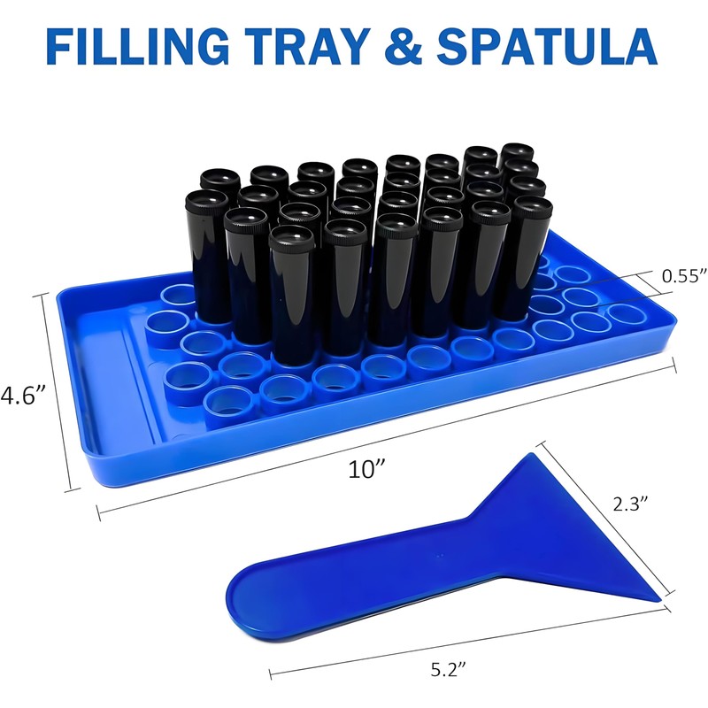 Portable Lip Balm Tray and Spatula Set,Lipstick Holder & Lip