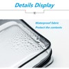 Clear Toiletry Bags, 2 Pcs Large Storage Makeup Bags Waterproof