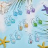 UNICRAFTALE 7 Pairs Colorful 304 Stainless Steel Shell Shape Dangle