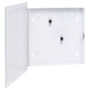 vidaXL White Key Box with Multipurpose Magnetic Board - Powder-Coated