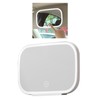 LED Light Car Mirror Touch Control Adjustable Brightness Portable Rugged