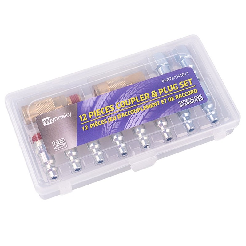WYNNsky Air Coupler and Plug Kit, Quick Connect Air Fittings,