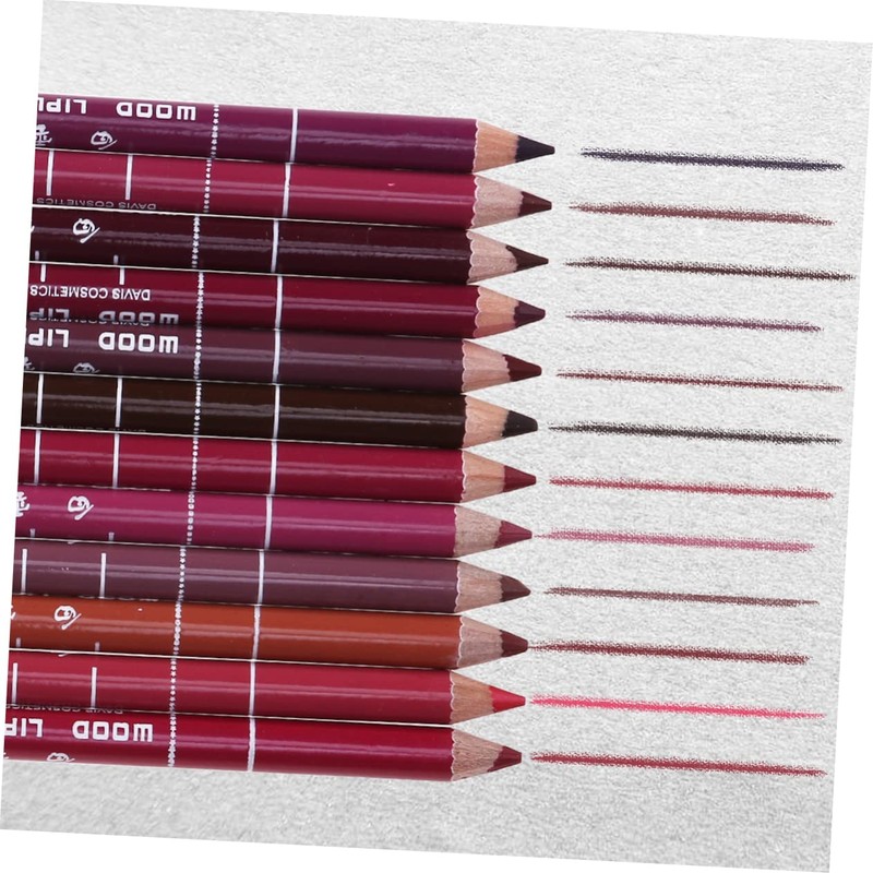 Beavorty 36 Pcs Lip Liner Pencils Set Pipliner Pencil Waterproof