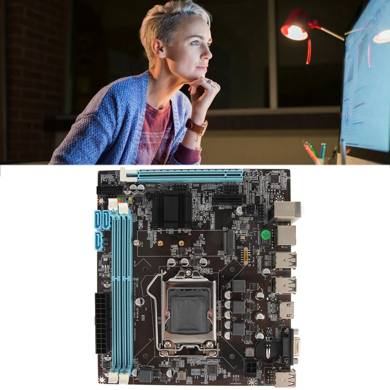H61 Mining Mainboard LGA 1155 Support NVME M.2 WiFi VGA