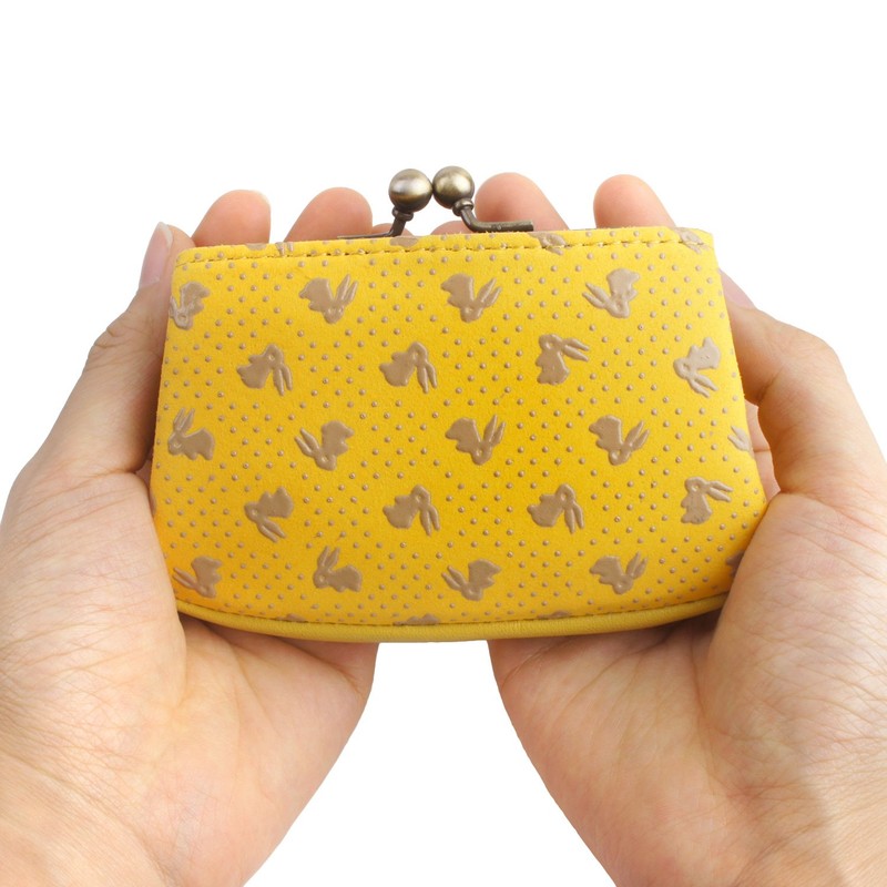[Ancient Metropolitan Inden] Coin Purse, Compact Wallet, Women's, Deer Leather,