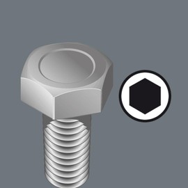 Wera Kraftform Plus 395 HO 7/16-Inch Professional Nutdriver, 3 5/32-Inch Shaft Length