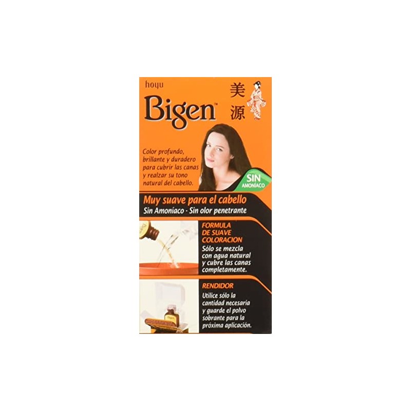 BIGEN Pack de 12 tintes marca bigen polvo tono,"bp castano